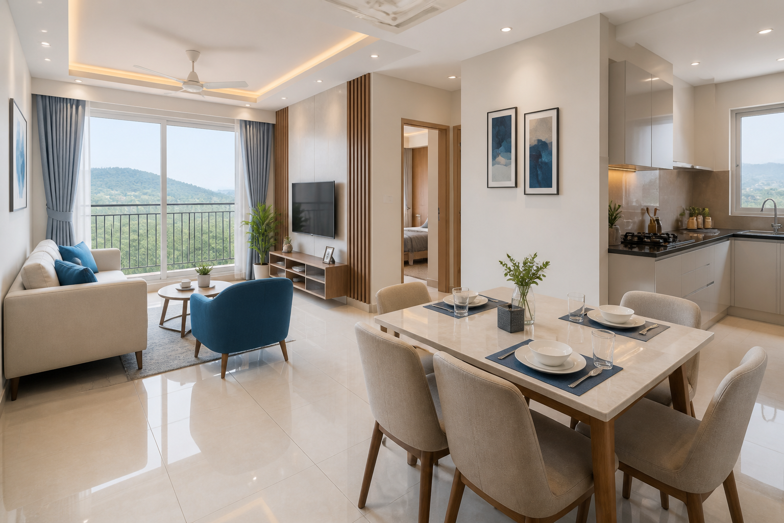 Royal Residency model apartment interior